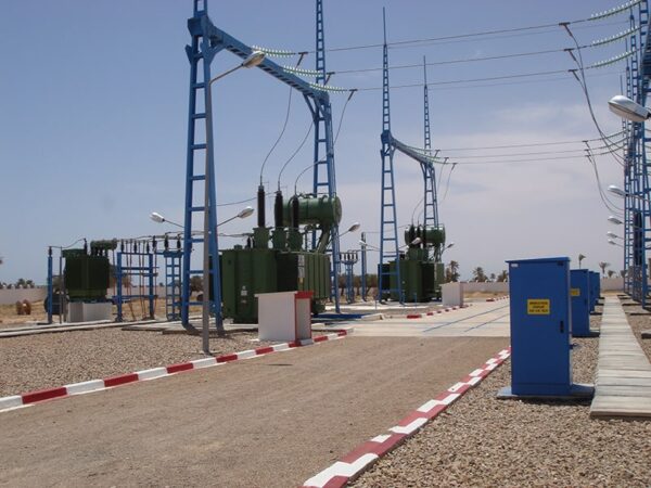 Poste HT/MT/BT 90/30KV/B2, montage de transformateur 40 MVA (pour le compte final de la STEG).
