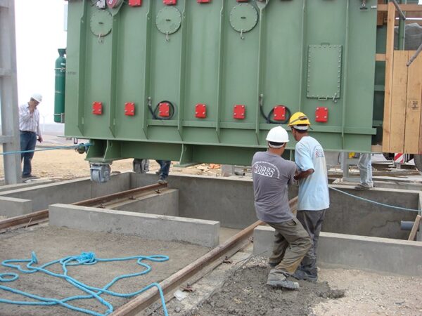 Poste HT/MT/BT 90/30KV/B2, montage de transformateur 40 MVA (pour le compte final de la STEG).