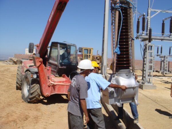 Poste HT/MT/BT 90/30KV/B2, montage de transformateur 40 MVA (pour le compte final de la STEG).
