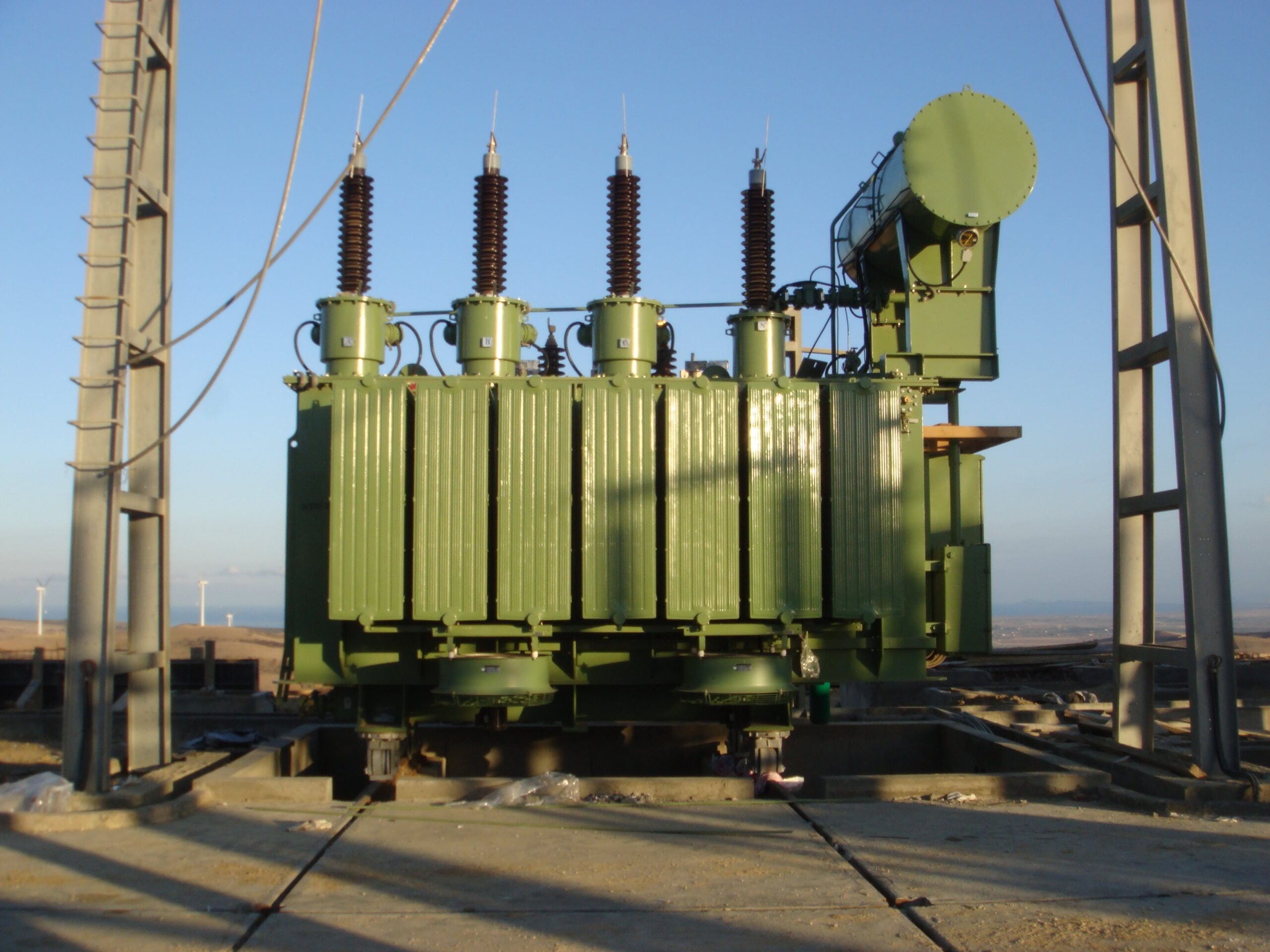 Poste HT MT BT 90 30KV B2 Montage De Transformateur 40 MVA pour Le Poste HT MT BT 90 30KV B2 Montage De Transformateur 40 MVA pour Le